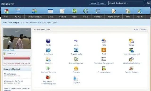 Download web tool or web app Precurio Intranet Portal (v2) [UPDATE]